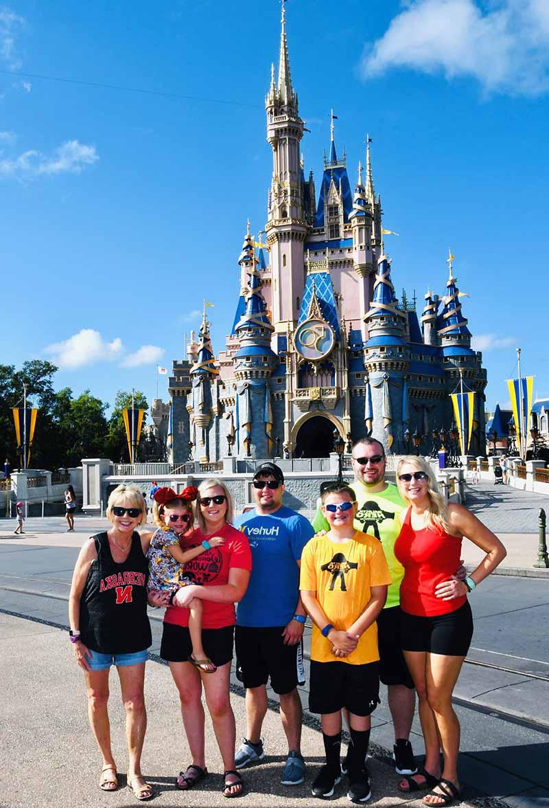 Ann Walters Tillery (far right) with family at Disney World. (Photo courtesy of Ann Walters Tillery)